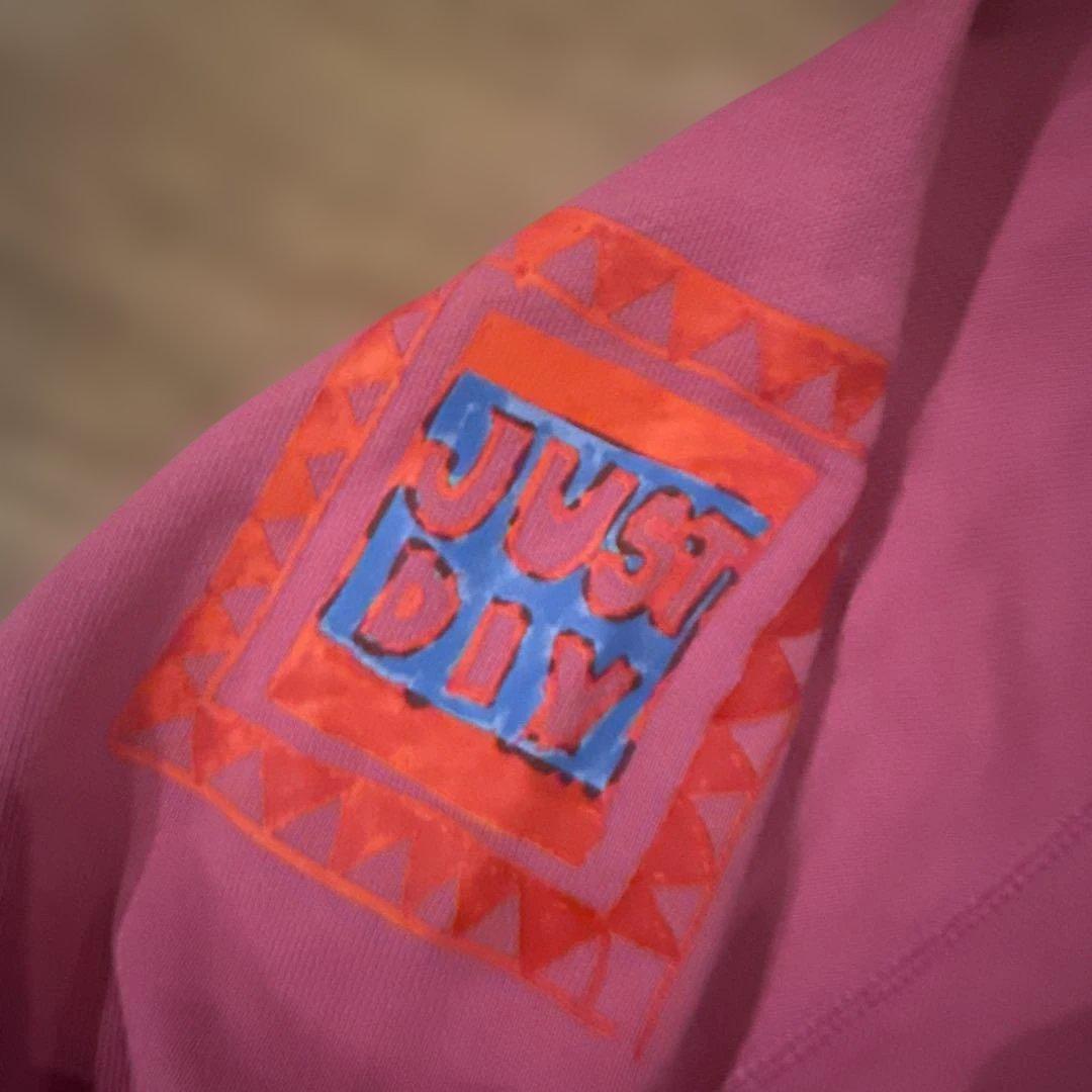 NIKE ナイキ スウェット トレーナー 刺繍デザイン プリントデザイン ピンク
