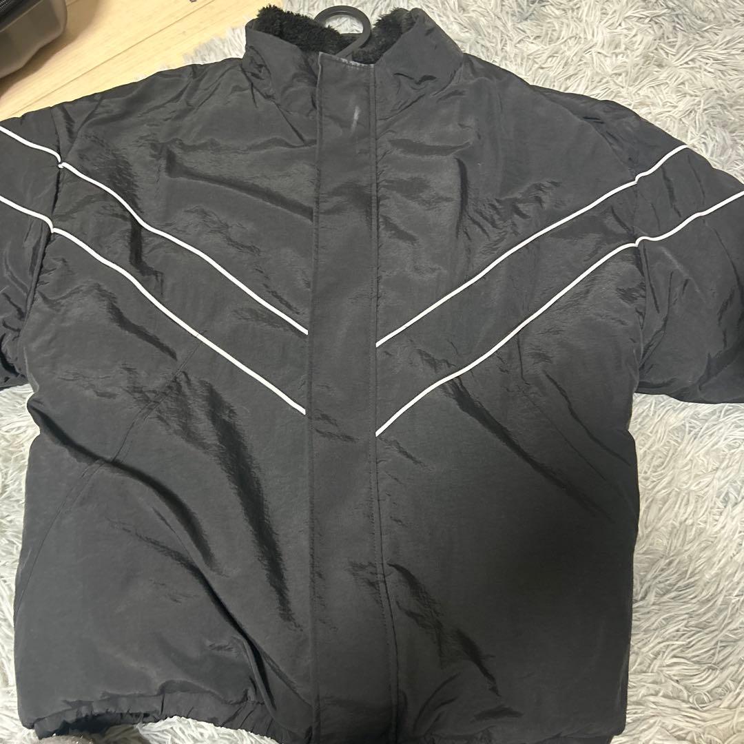 黒 フリースジャケット 反射ストライプ付きM WWW_SHINETEETH_COM