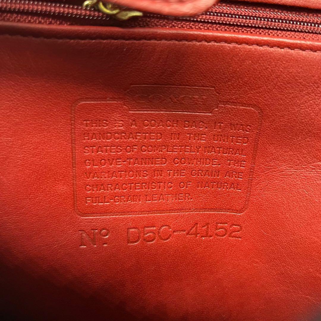 美品✨OLD COACH オールレザー リュック 022