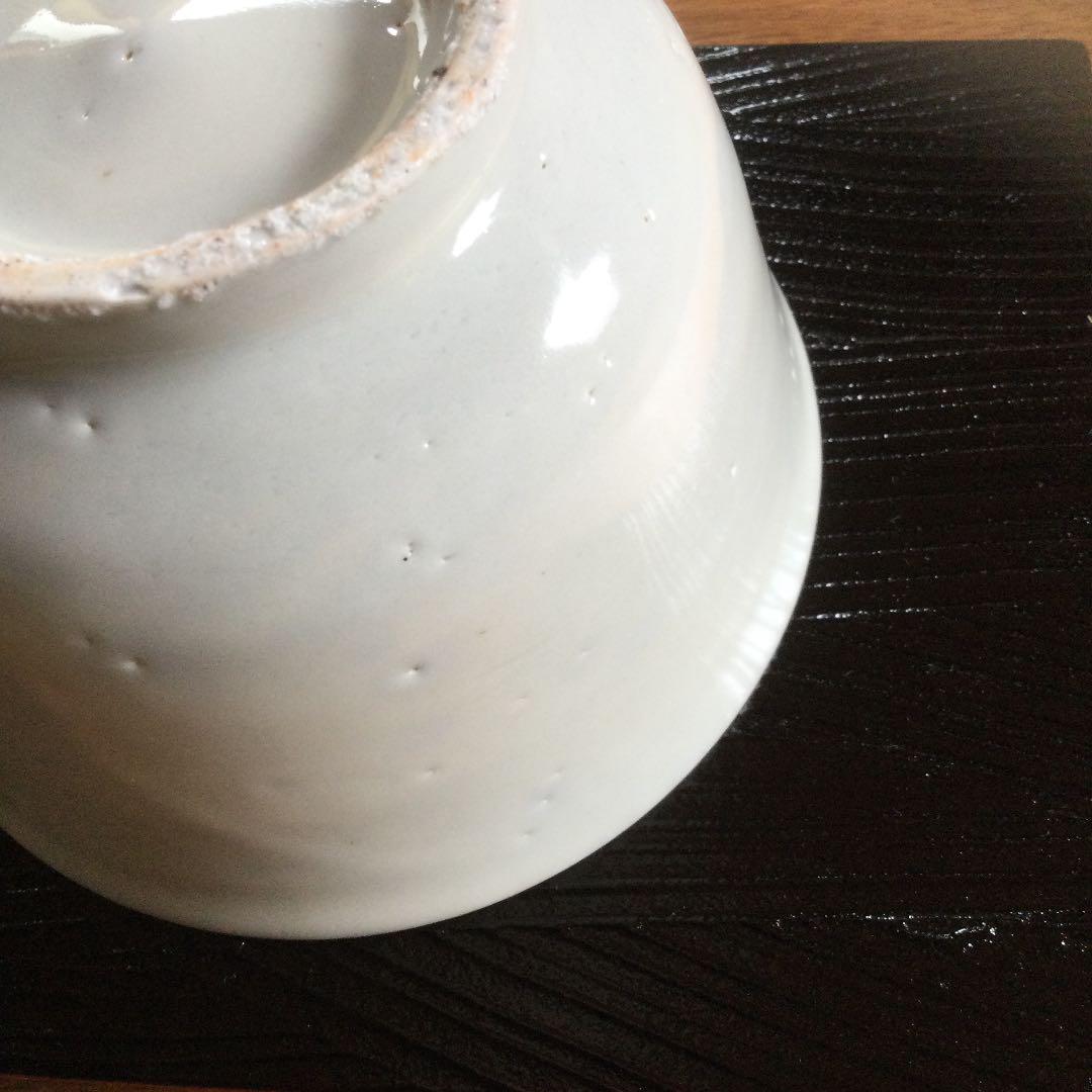 森岡由利子　白磁茶碗　抹茶碗　茶道　小田原菜の花にて購入 森岡由利子白磁茶碗抹茶碗茶道小田原菜の花にて購入