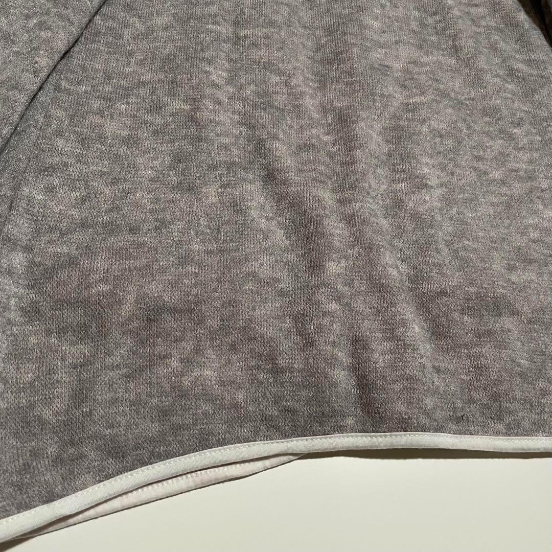 海外古着】e.n.g Fan ロング丈カーディガン グレーピンク