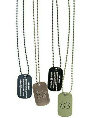 uniform experiment 18SS DOG TAG ネックレス Uniformexperiment ユニフォームエクスペリメント ネックレス