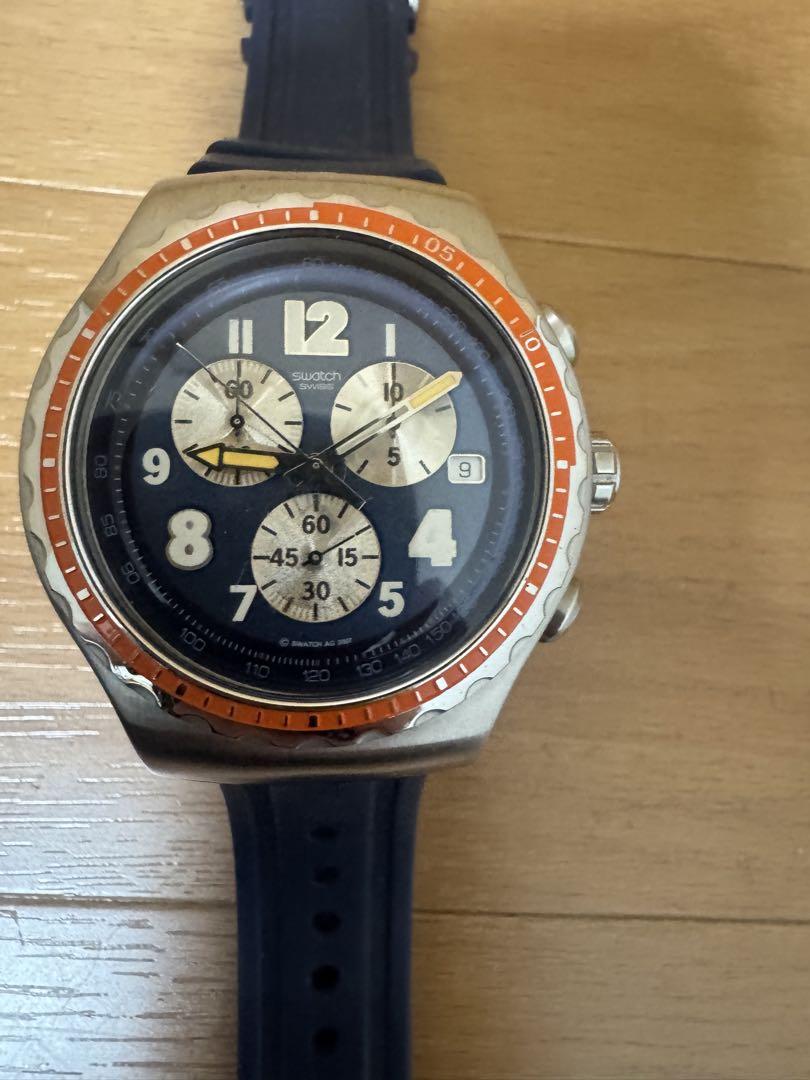 Swatch スウォッチ　クロノグラフ　クォーツ　腕時計　ヴィンテージ　稼働品