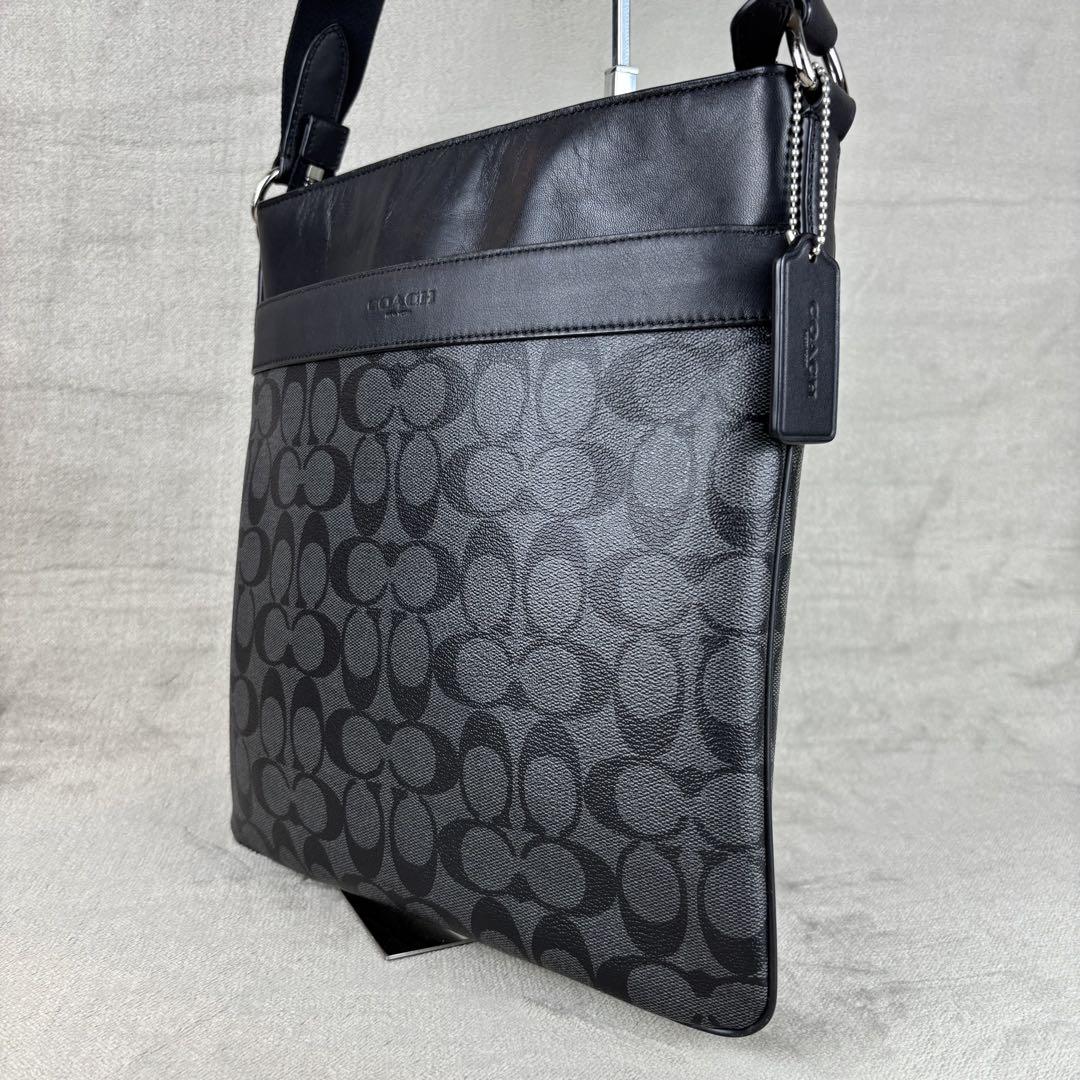 ☆美品☆ コーチ COACH PVC×レザー クロスボディバッグ