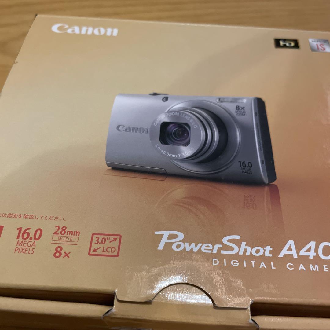 Canon PowerShot A2400 IS 青色 本体と付属品