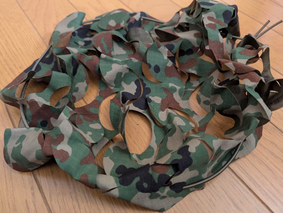 陸自迷彩　リーフヘルメットカバー