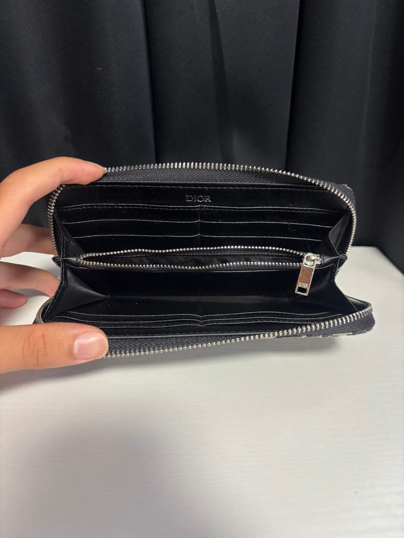 Diorモノグラムキャンバス長財布