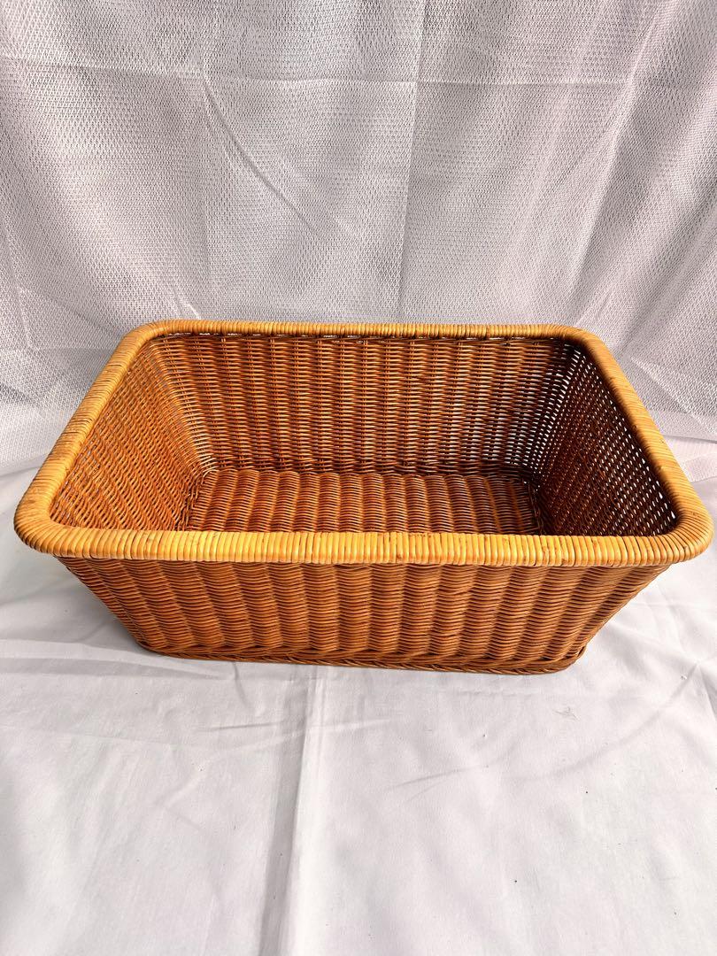 【新品・未使用品】ラタンのカゴ　4個セット！　おしゃれラタンカゴ