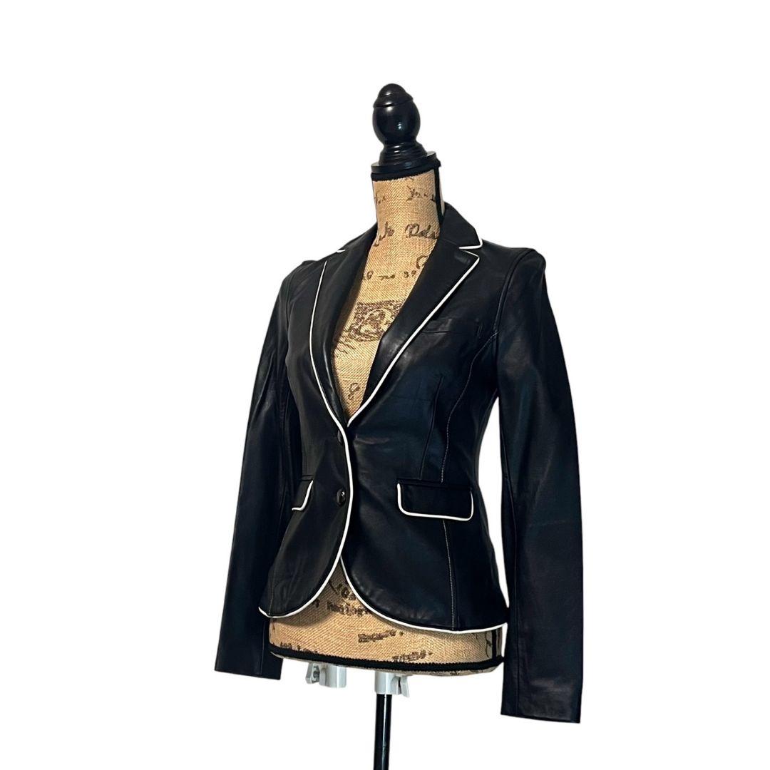 ソブ ダブルスタンダード SOV. レディース レザー ジャケット ラムレザー ラムレザー】【38】Sov.♡ソブ レザージャケット レディース
