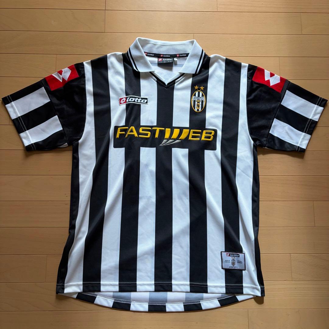 美品 Lotto ユヴェントス ユニフォーム 01-02 ホーム デルピエロ L