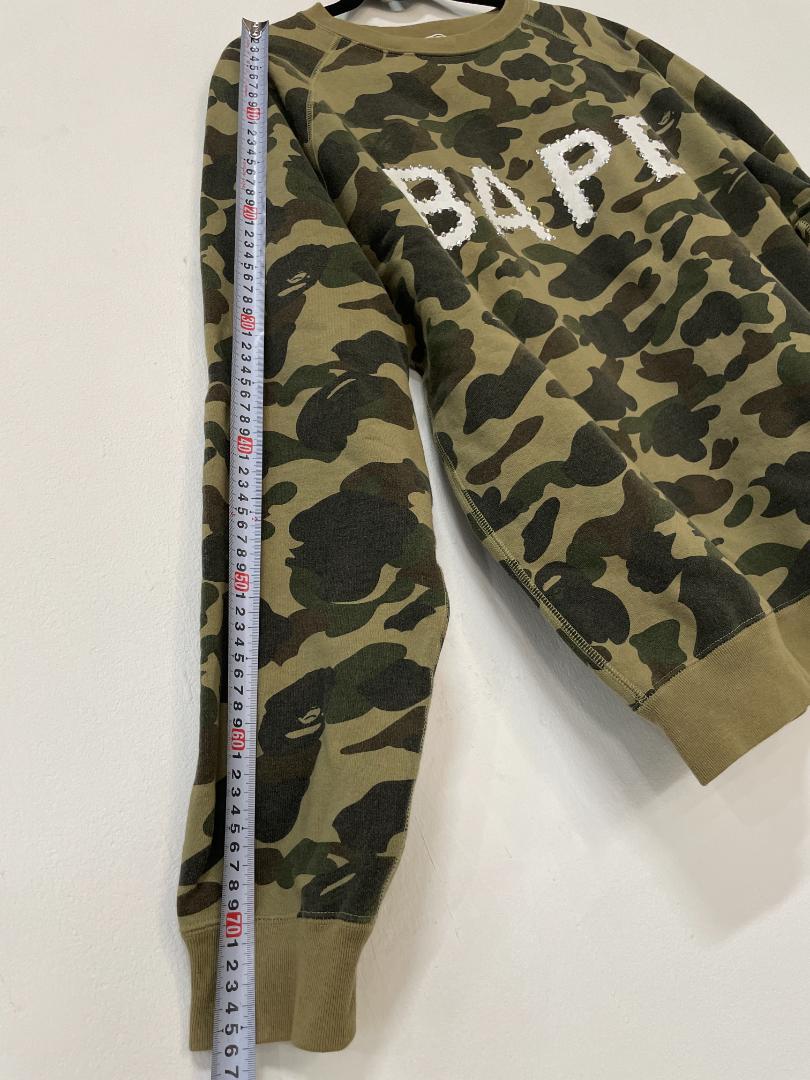 H*a様 【値下げ】A BATHING APE カモフラージュスウェット【L】