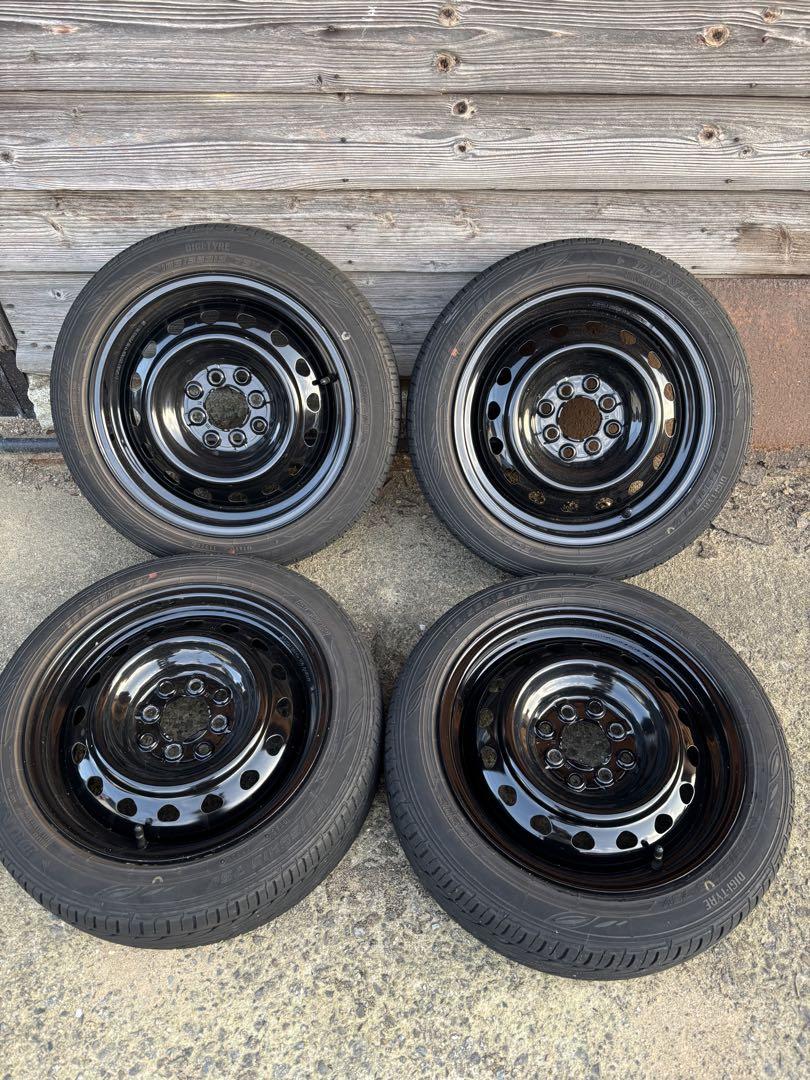 送料込み 15インチ　5.5J スチールホイール　165/55R15 ①