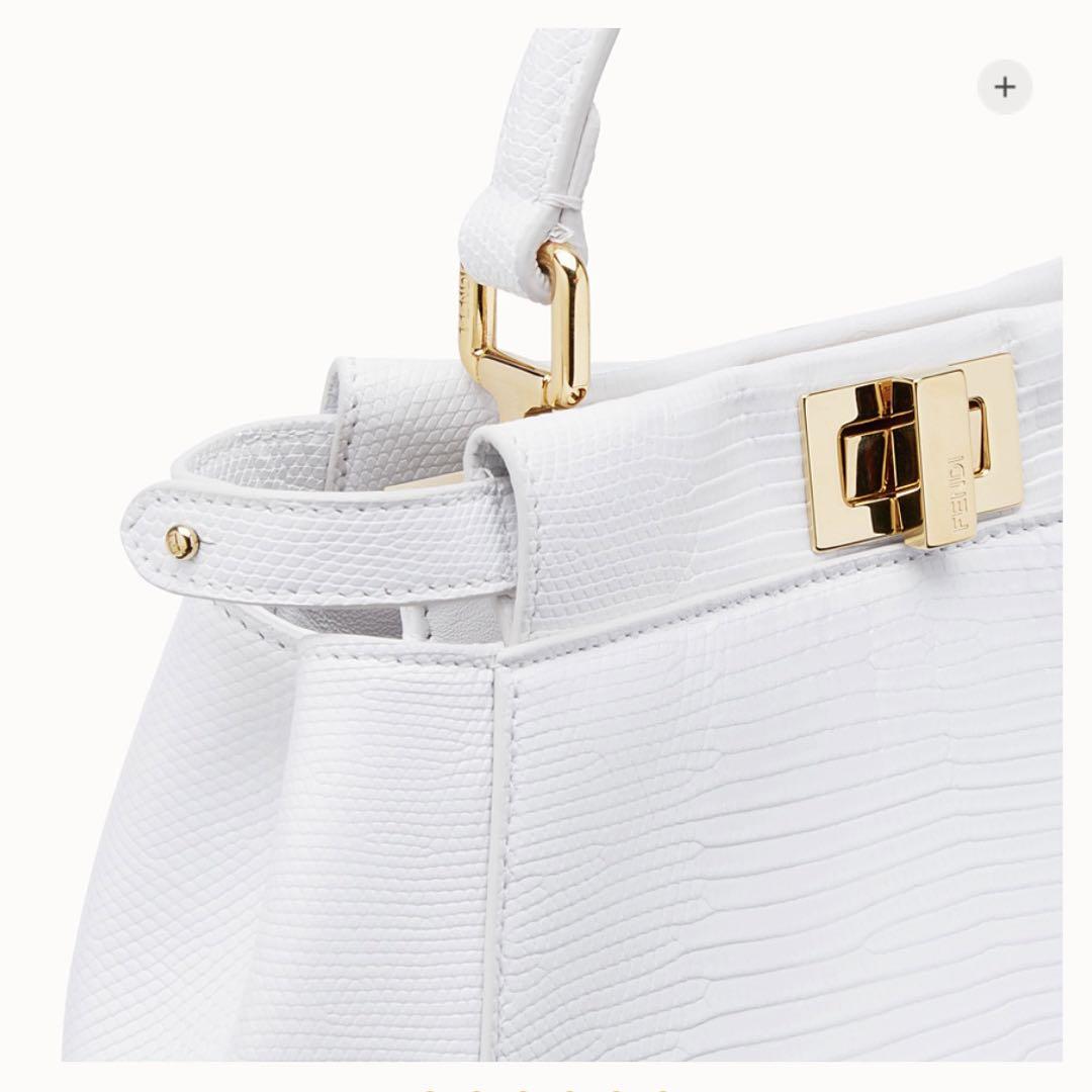 FENDI ミニ ピーカブー アイコニック リザード ラッピー付き
