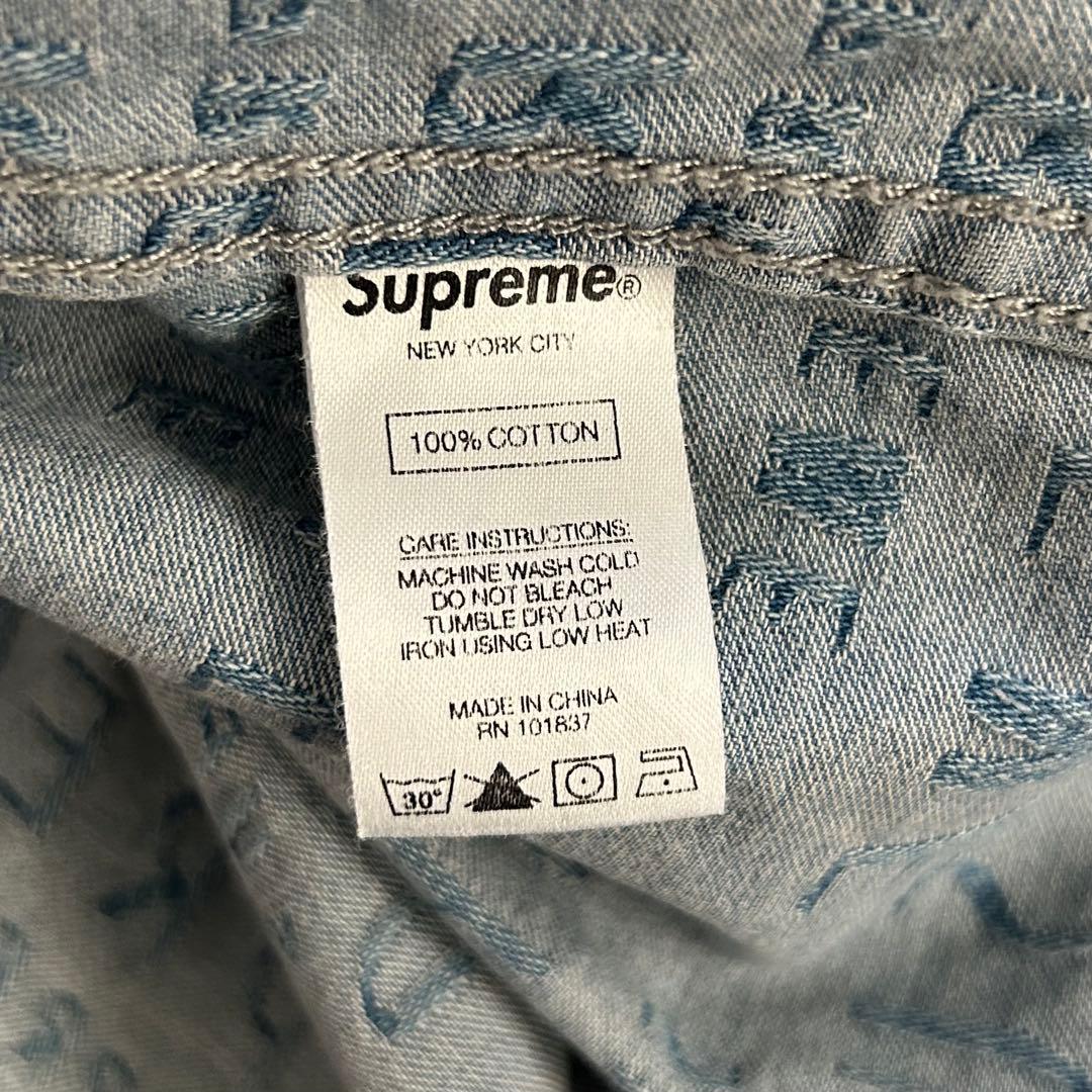 Supreme シュプリーム インディゴ デニムシャツ M
