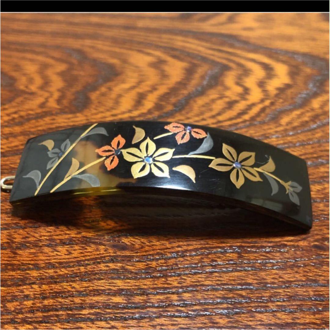鼈甲 和装小物 べっ甲 蒔絵 昭和レトロ tarKc-m74356061050 髪留め かんざし 帯留 高島屋 豊富な