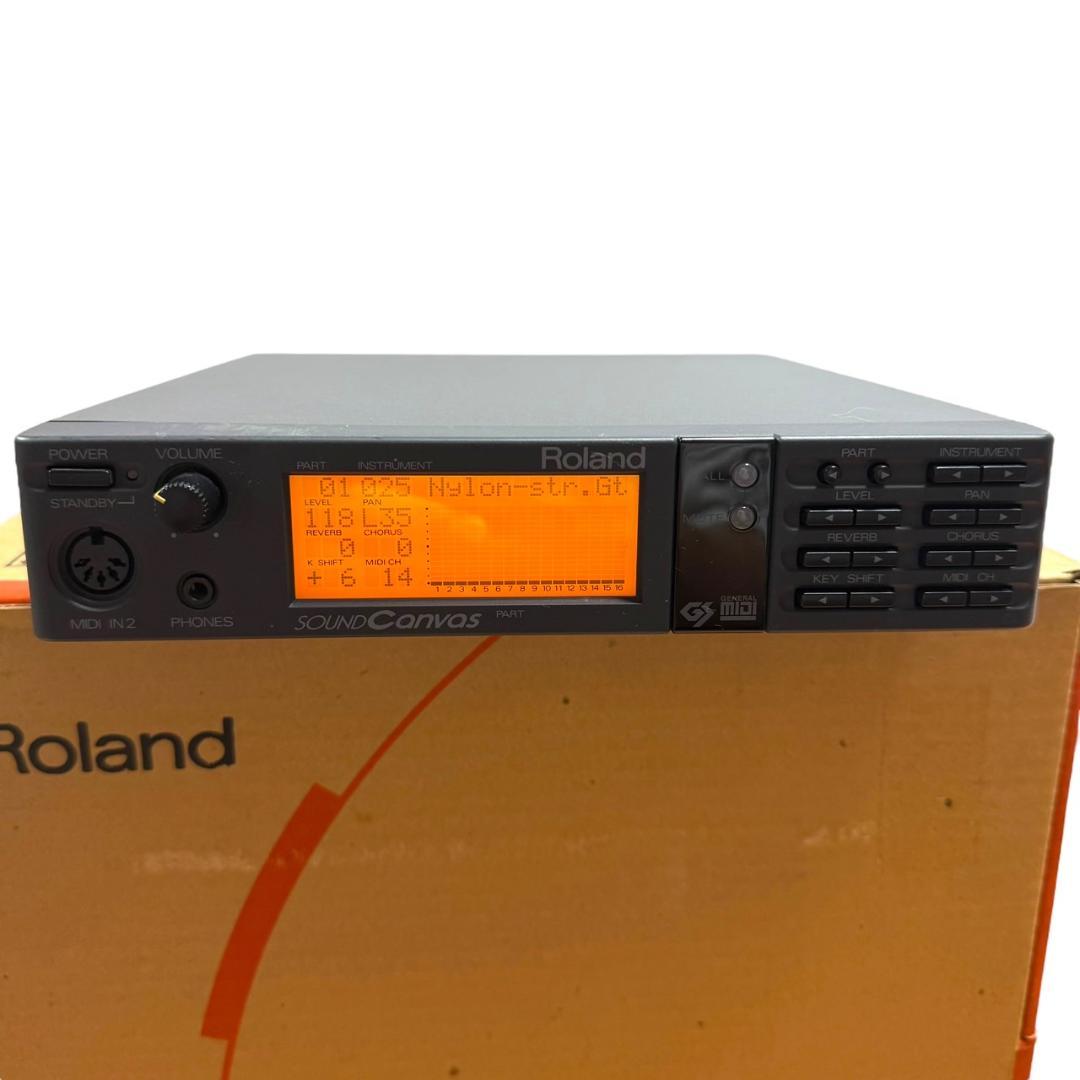 ☆美品 ローランド SC-55 SOUND Canvas 元箱 リモコン付き