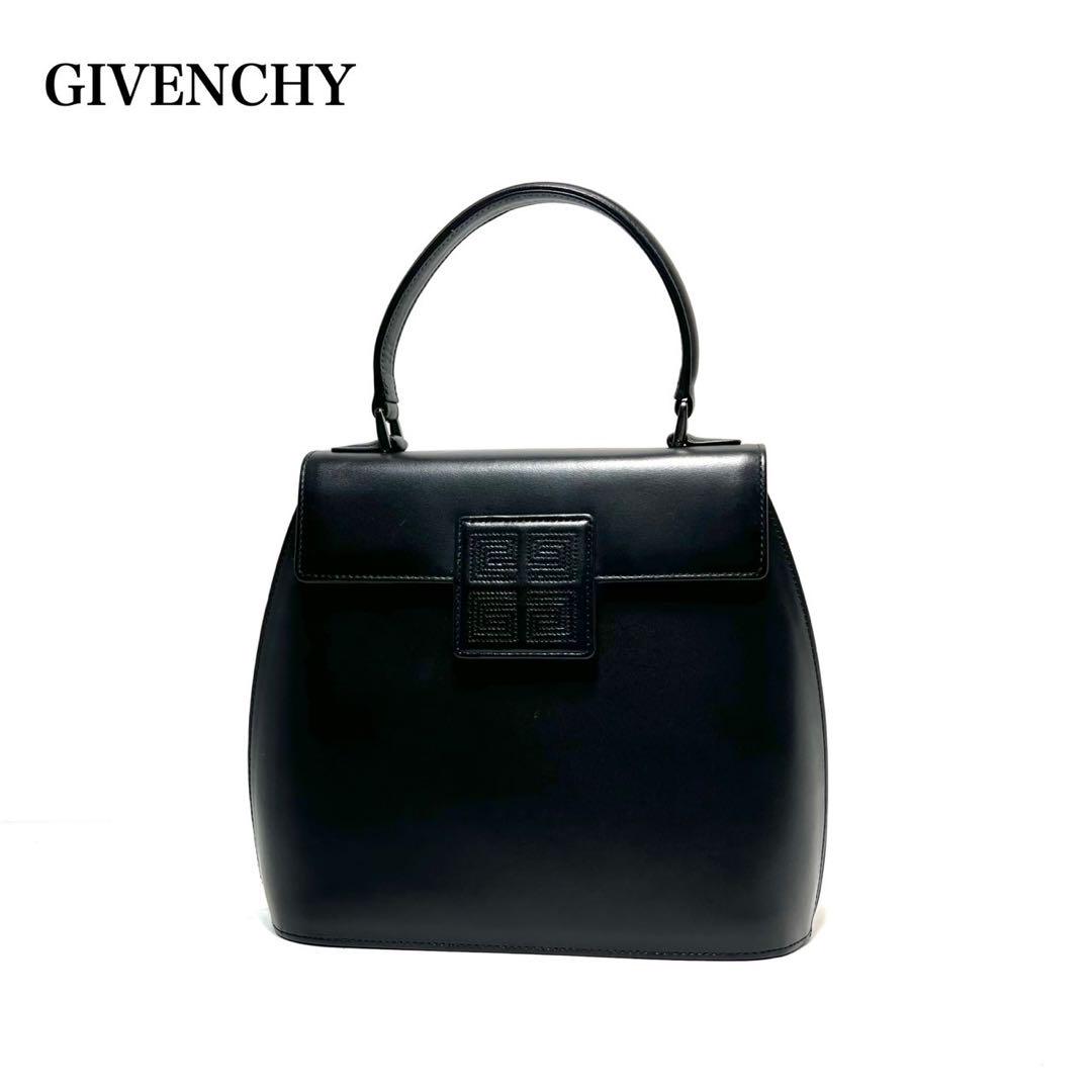 【美品】GIVENCHY ジバンシィ/4Gロゴ/ハンドバッグ フォーマルバッグ