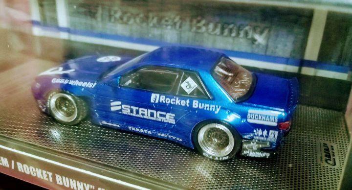 ◉ 1/64 ニッサン シルビア S13 ROCKET BUNNY V2 ブルー