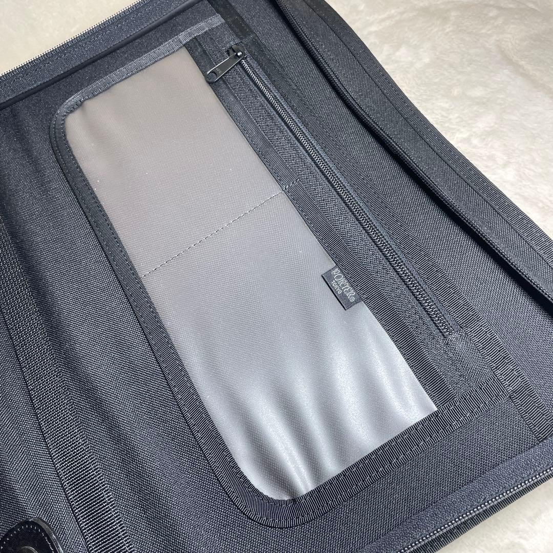極美品】未使用級 PORTER ブリーフケース 薄型 CLIP ブラック 交換無料