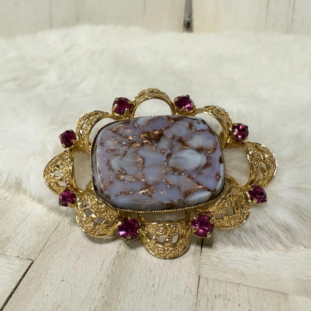 【SALE】 希少レアで美しい♡ヴィンテージ♡西ドイツのアートガラス アクセサリー