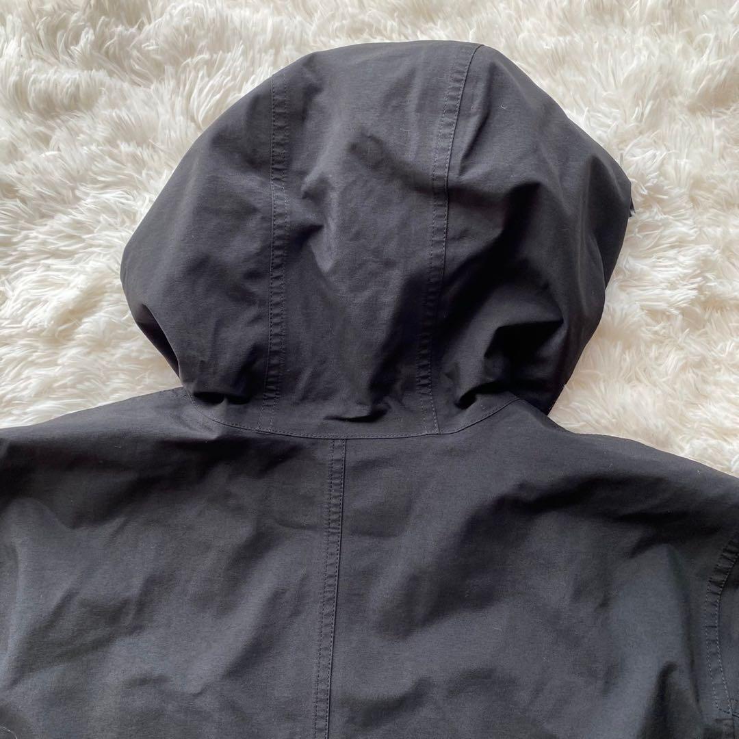 美品/防水　ノースフェイス　ステンカラーコート　フード　ロゴ刻印　黒　ブラック 楽天市場】THE NORTH FACE PURPLE LABEL ノースフェイス