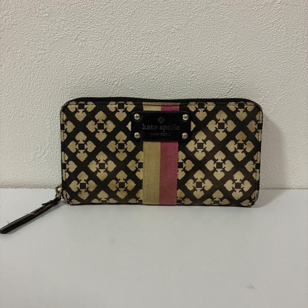 国内発送 送料無料 Kate Spade レオパード 折りたたみ 財布 レオパード（ヒョウ柄） kate spade new york(ケイトスペード