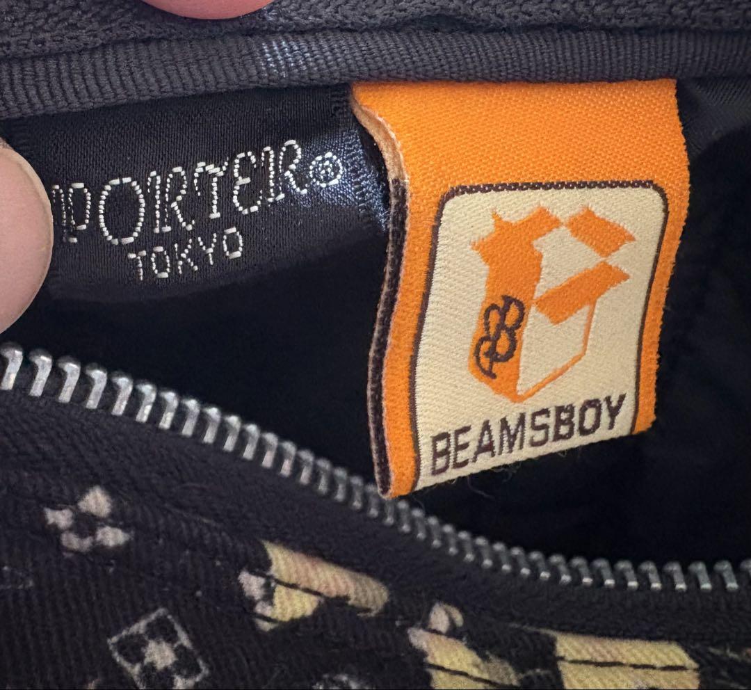 レアPORTER ×BEAMS BOY花柄モノグラムミニボストン ポーター