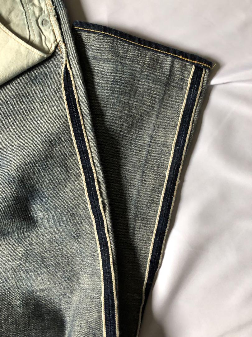 DENIMEドゥニームSHINS期セルビッジデニムジーンズ