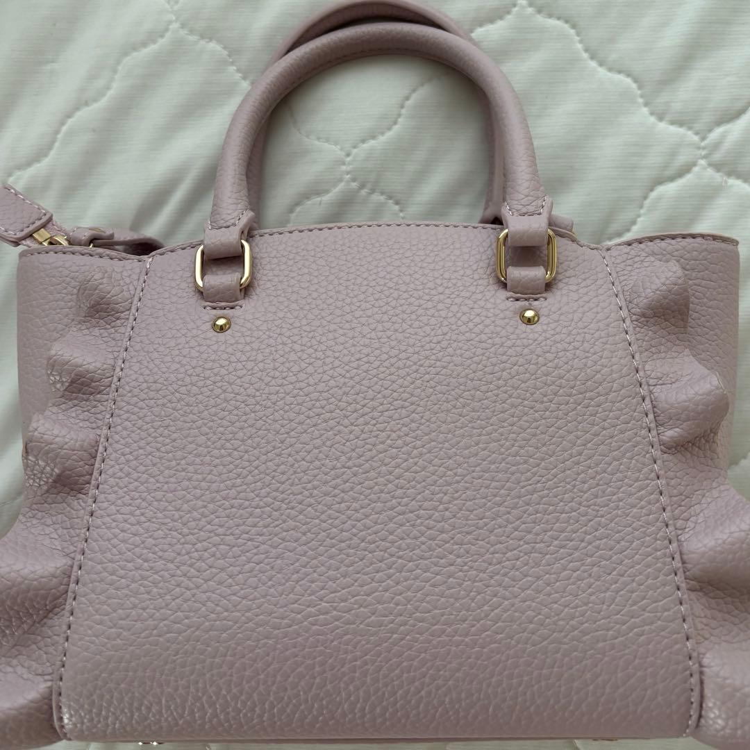 【超美品】サマンサベガ　トートバッグ　ビジューフラッター　ピンク