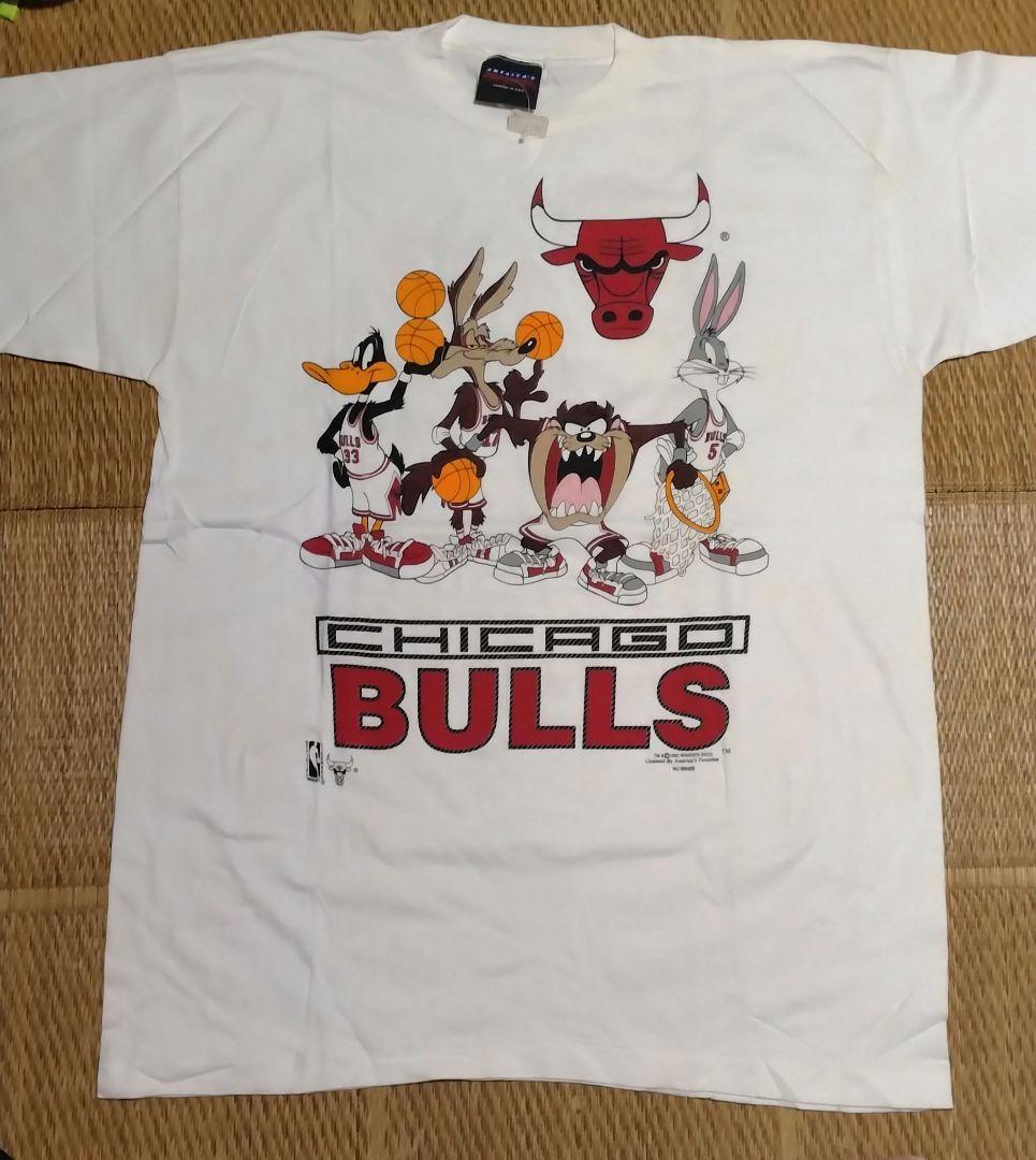 90年代 シカゴ ブルズ ルーニー テューンズコラボ Tシャツ目立った傷や汚れなし