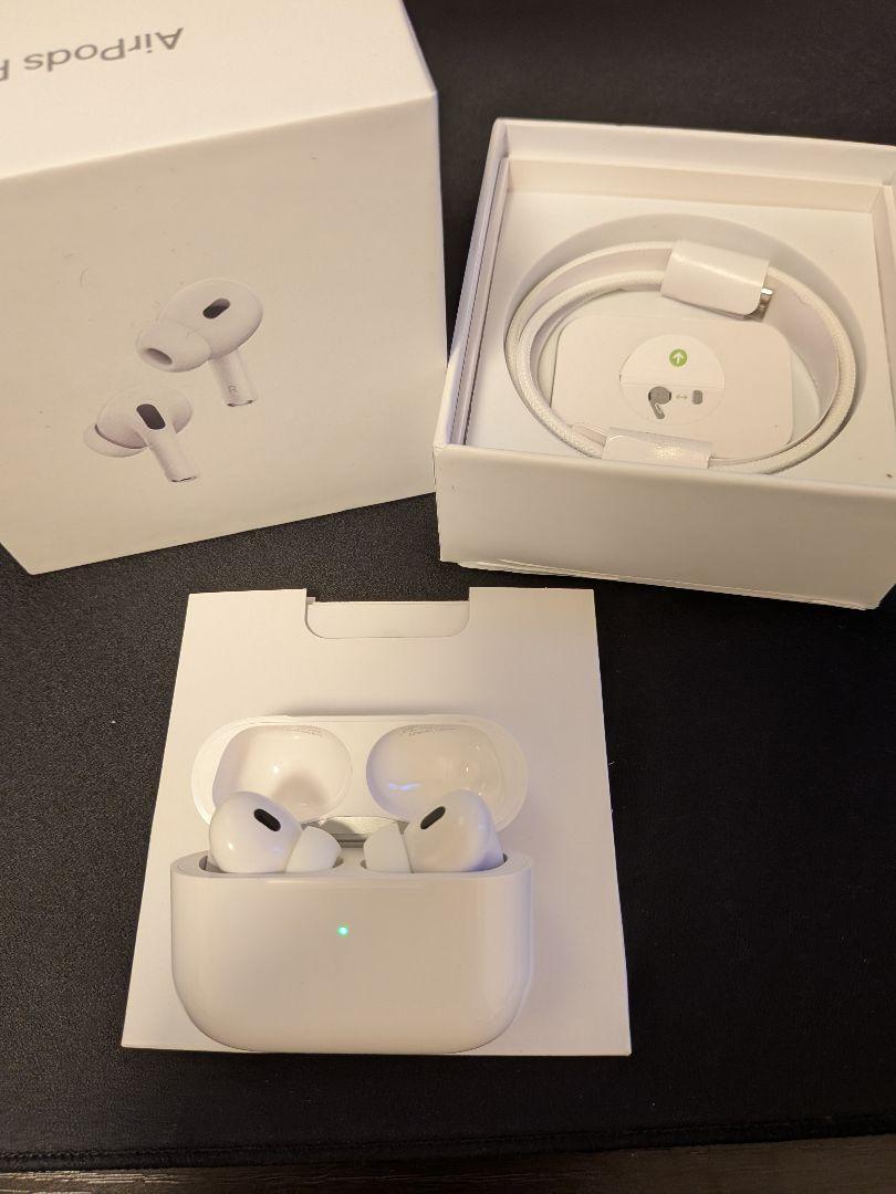 AirPods Pro 充電ケース付き AirPods Pro 本体 ホワイト 充電ケース付き イヤホン