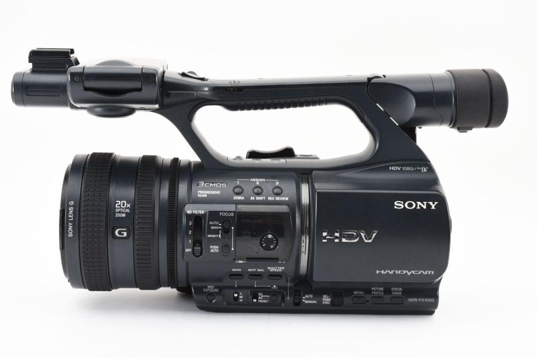 動作品　SONY HDR-FX1000 ソニービデオカメラ miniDV 業務用