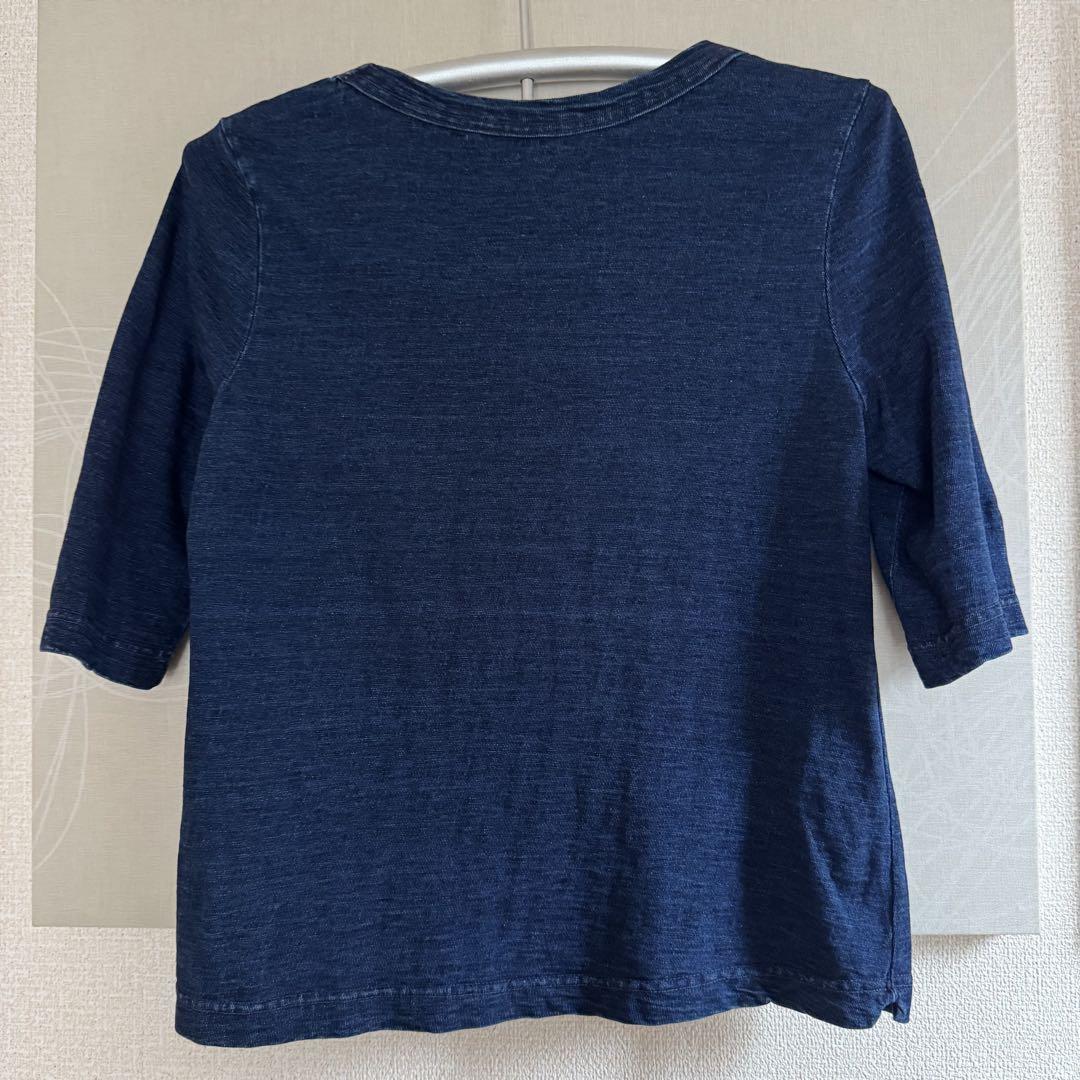 半額以下で買えるクーポン特集 45R メルカリ - サイズ2 5分袖Tシャツ インディゴ 45rpm トップス