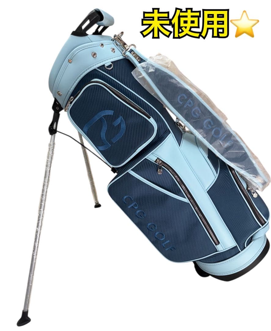 CPG GOLF ライトスタンドキャディバッグ ネイビー シーピージー