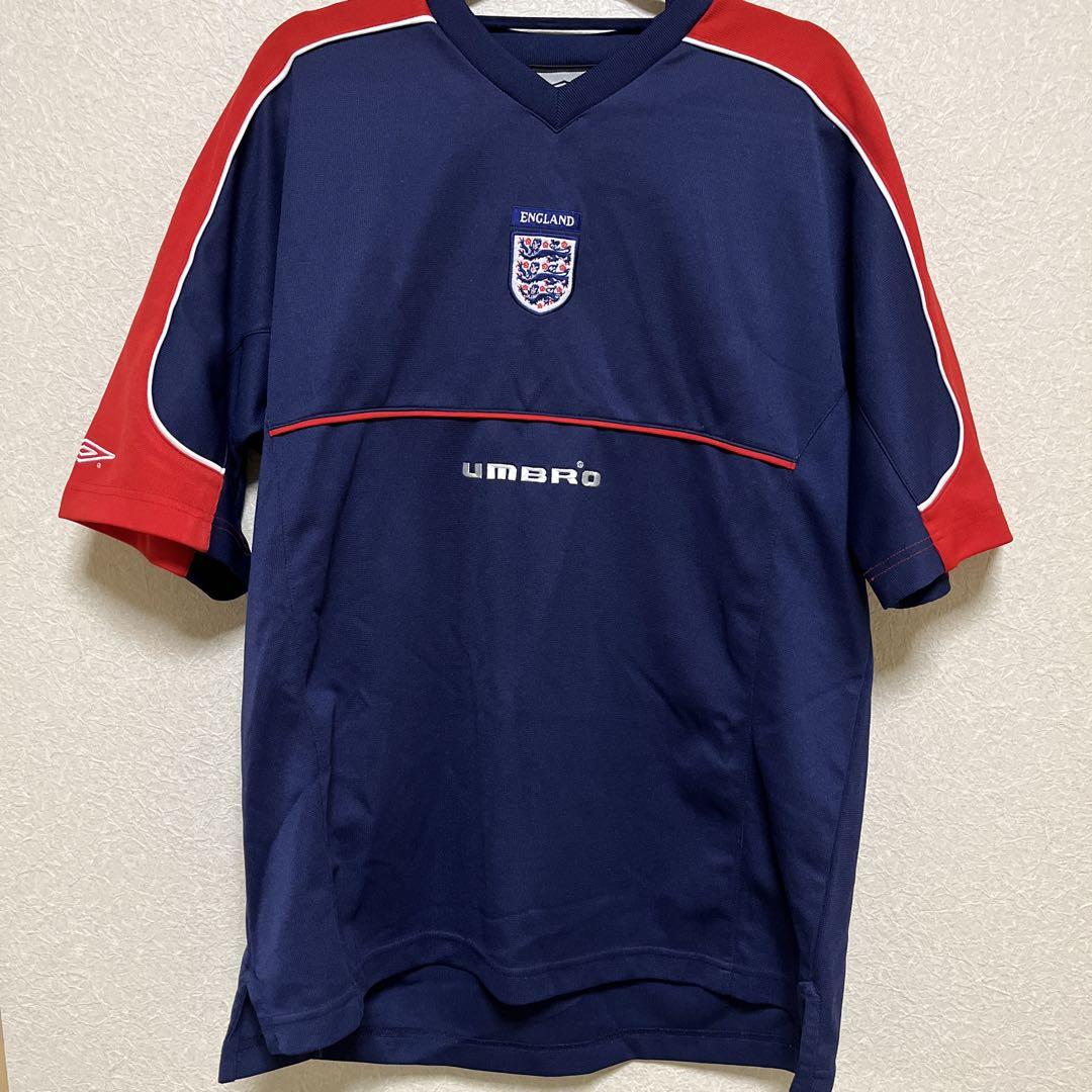 Umbro イングランド代表 長袖ユニホーム ネイビー/レッド Umbro イングランド代表 長袖ユニホーム ネイビー/レッド