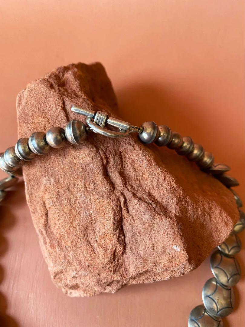 Vintage ヴィンテージ シルバー925 Navajo ナバホ ネックレス