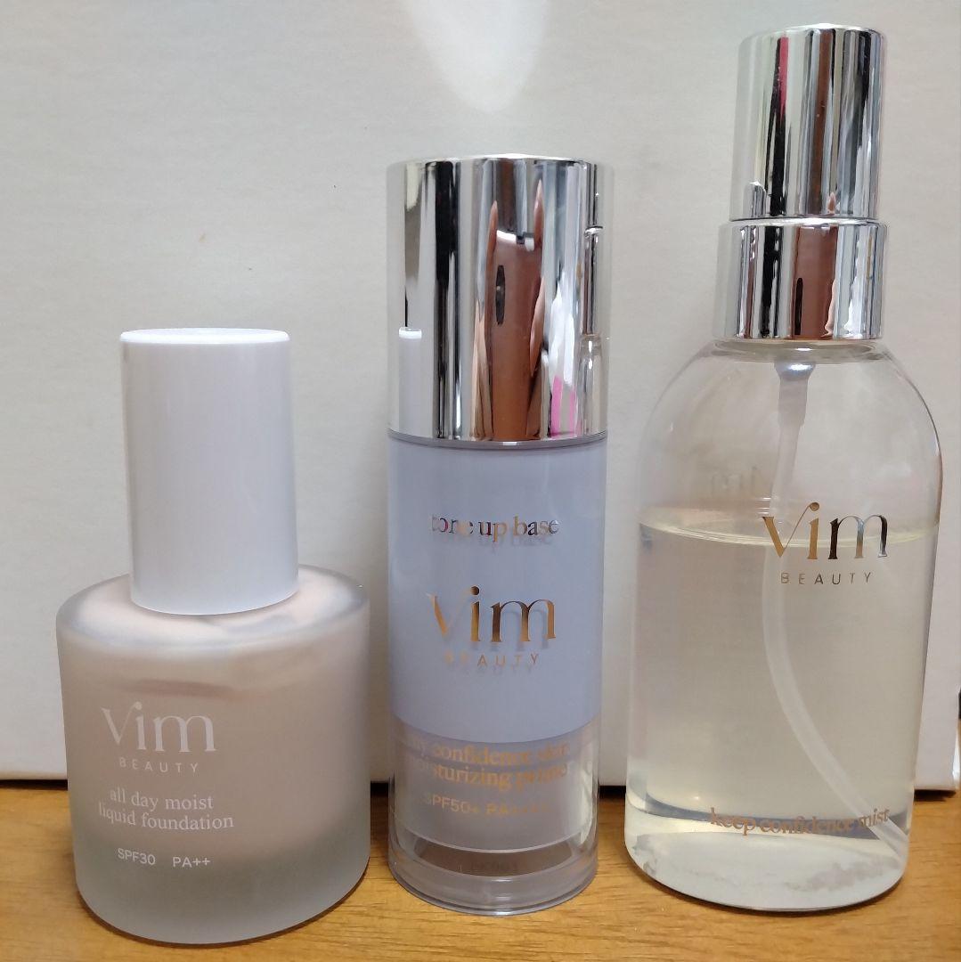 vim beauty リキッドファンデーション19 プライマー キープミスト