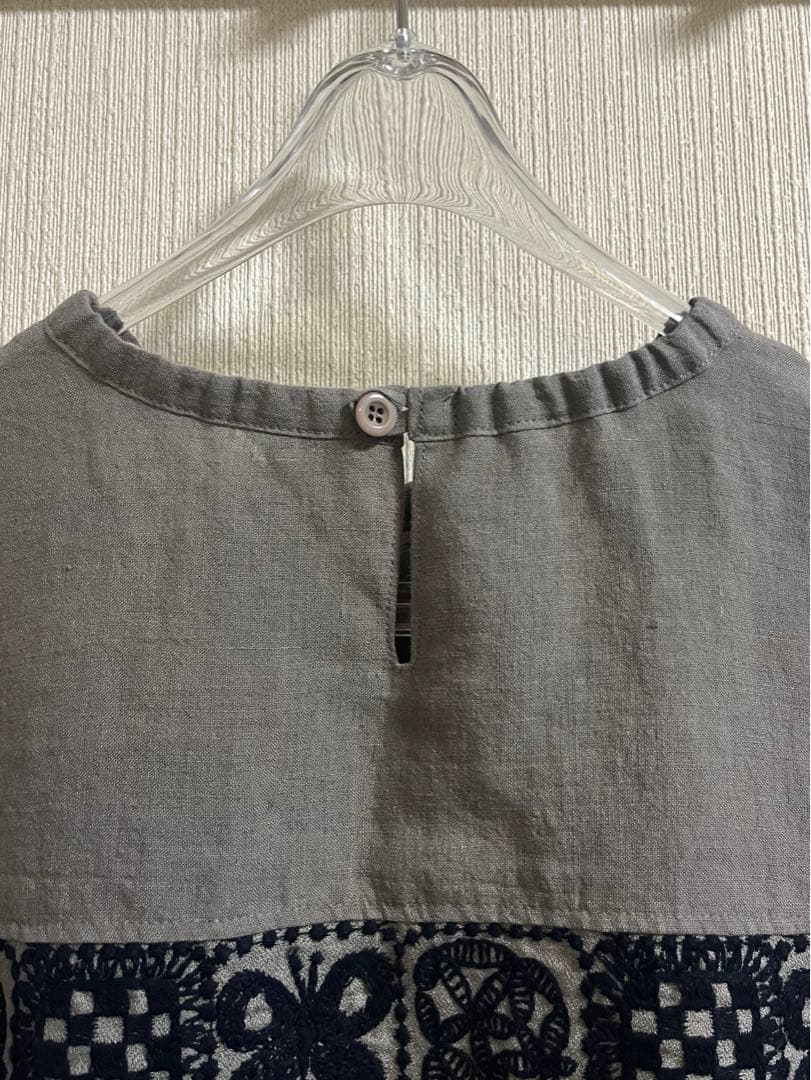 ミナペルホネンブラウスハンドメイドフォレストタイル