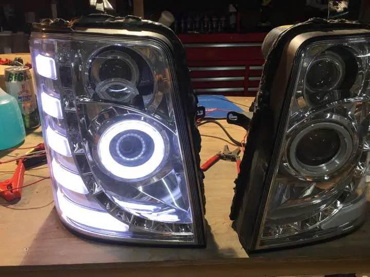 エブリィ 3Dライトバー LEDヘッドライト c9tVW-m74378905547 ワゴン DA64W 高評価得価