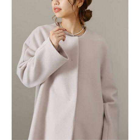 La TOTALITE　ラ トータリテ　 ウールモッサ フレア マキシ コート