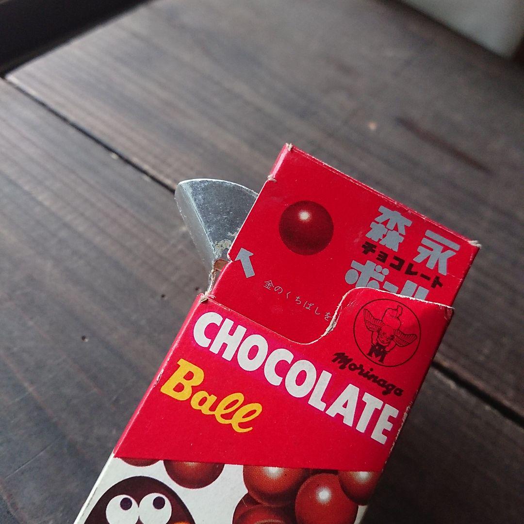 高質 森永 チョコレートボール 空箱 初代キョロちゃん 銀のくちばし アンティーク雑貨