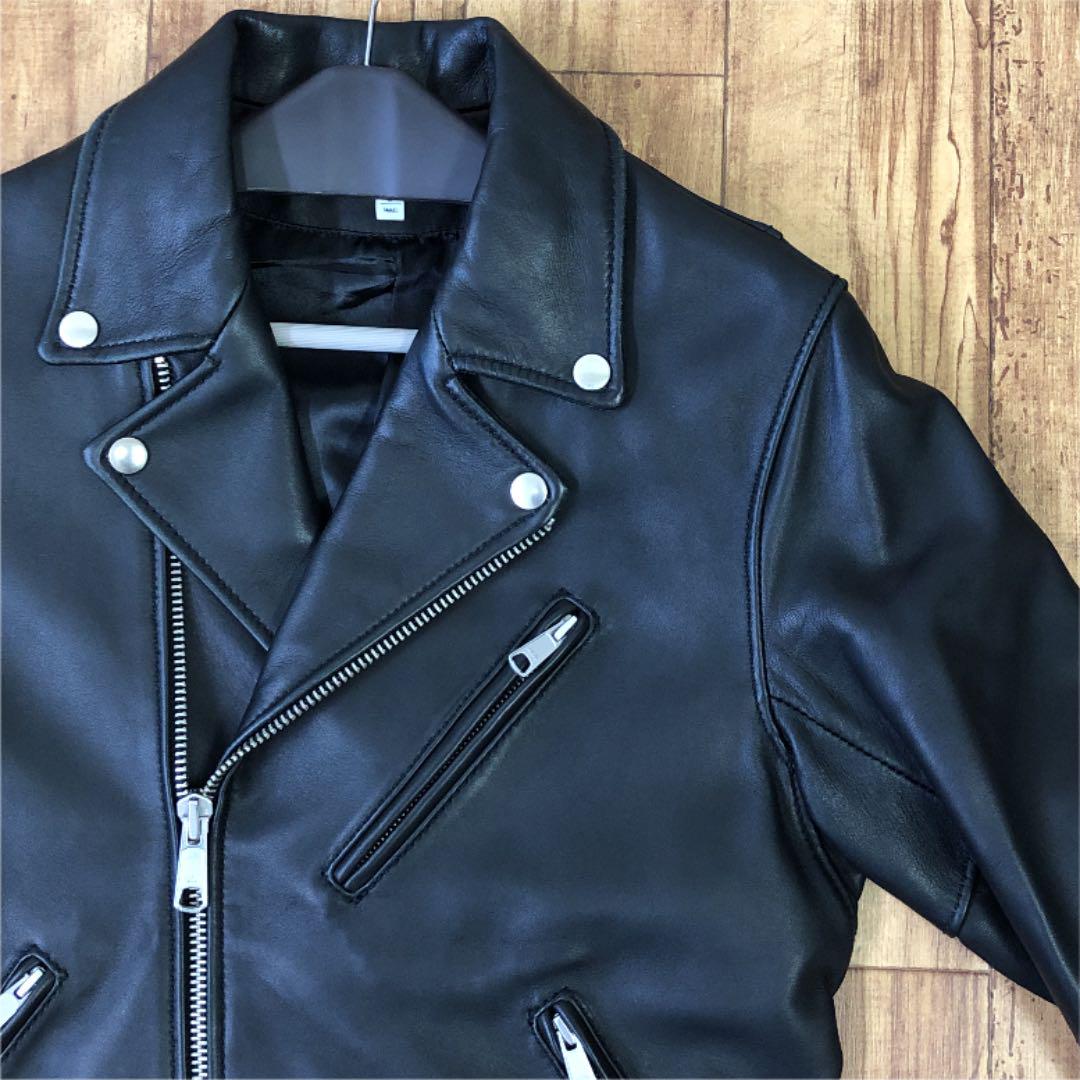 早い者勝ち！UNITED ARROWS ダブルライダース 羊革 size S