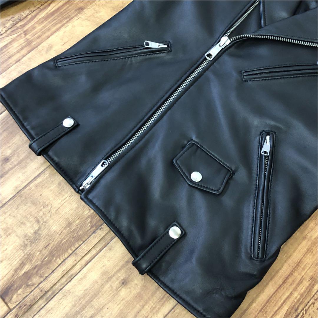 【牛革】ユナイテッドアローズ　ダブルライダース　Ｓ 一流の品質 【美品】ユナイテッドアローズ レザージャケット