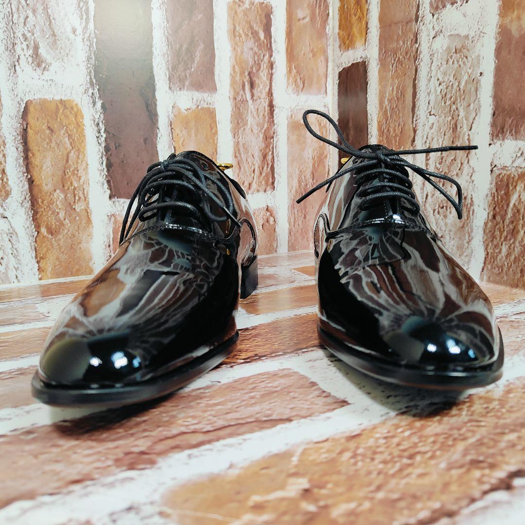 【極美品】REGAL　426R（24.5）エナメル　プレーントゥ