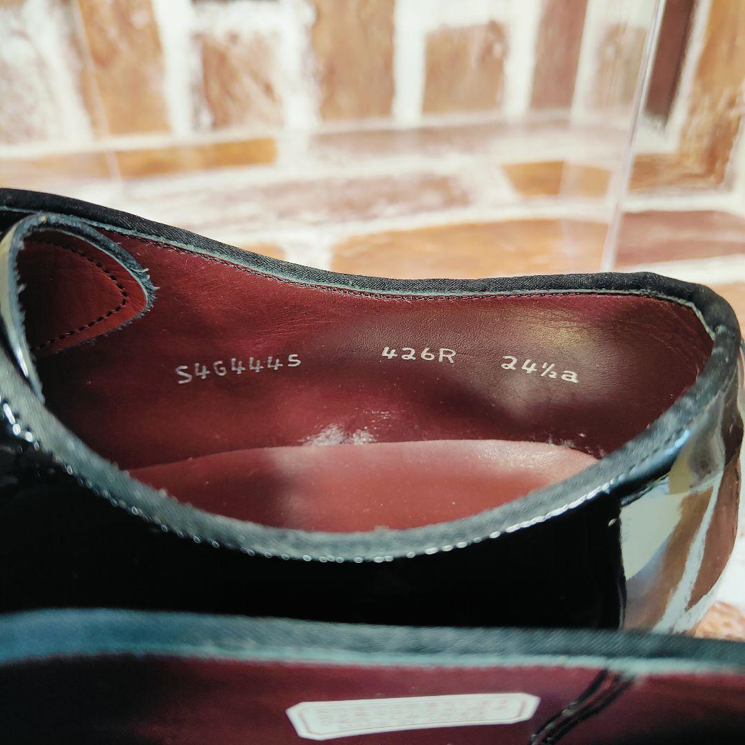 【極美品】REGAL　426R（24.5）エナメル　プレーントゥ