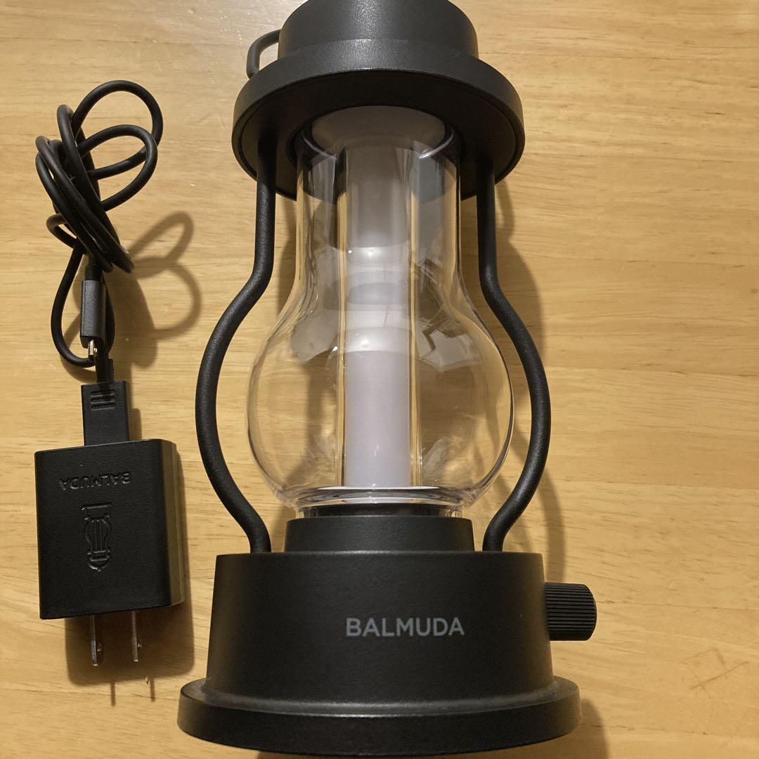 BALMUDA ランタン ブラック 充電器付き