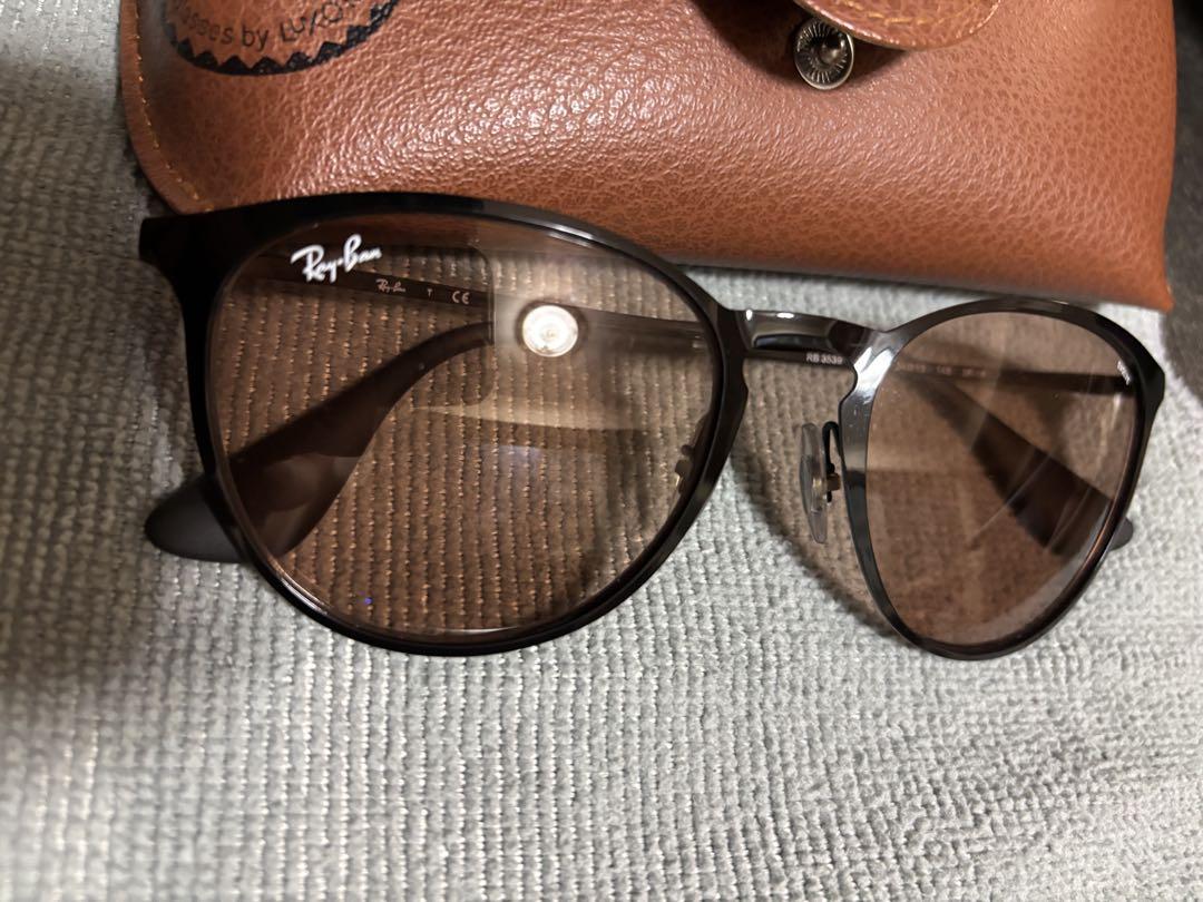 【安心発送】 ブラウンラウンドサングラス Ray-Ban ケース付き メルカリ - 小物