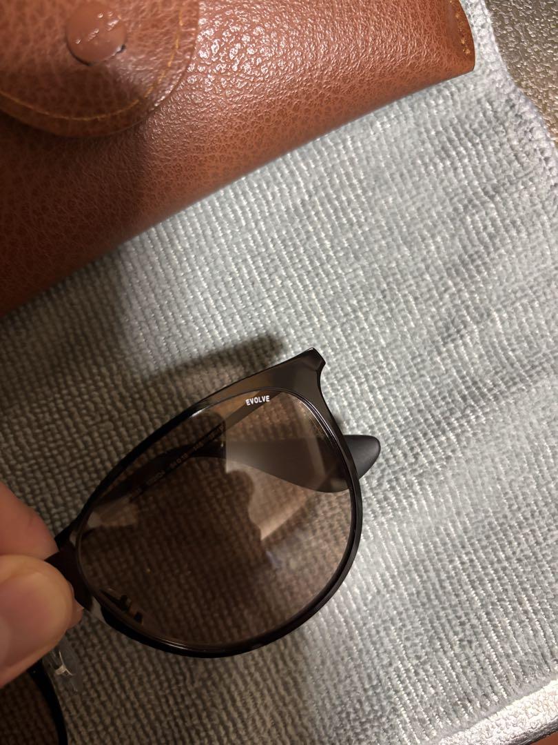 Ray-Ban サングラス ブラウン レザーケース付き Ray-Ban [ ] レイバン 純正 サングラスケース ブラウン レザー
