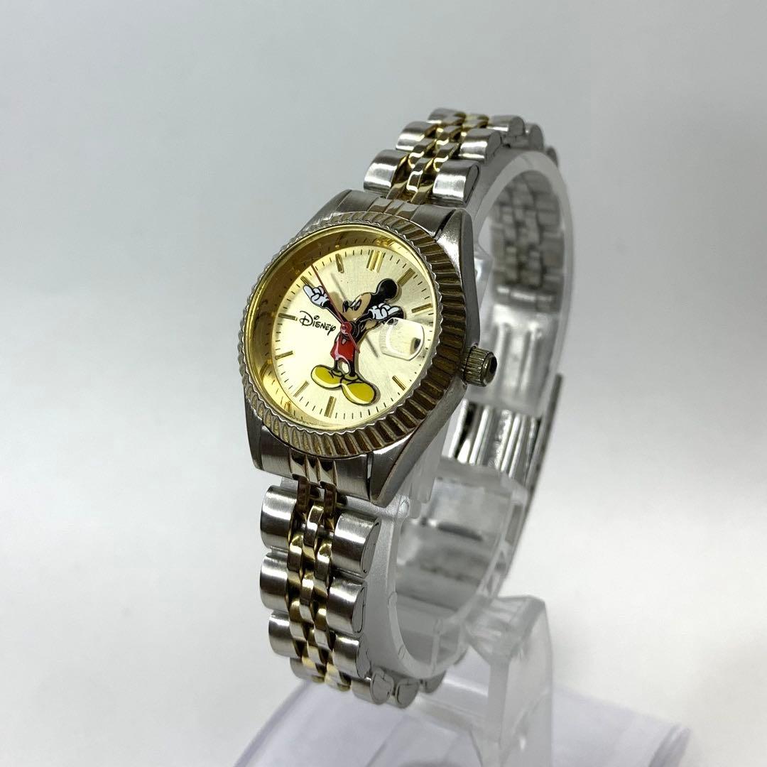 【希少】Disney ロレックスミッキー レディース 腕時計 【動作確認済み】