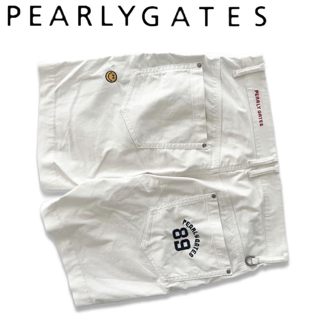 パーリーゲイツ　ゴルフパンツ　ニコちゃんロゴマーク Pearly gates パーリーゲイツ ショートパンツ ゴルフ ニコちゃん
